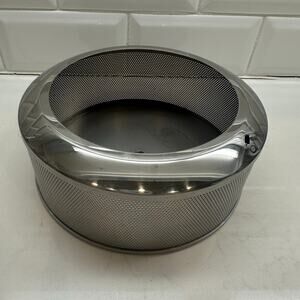 Omega Juicer Model 1000 Replacement Stainless Steel Strainer Drum Part OEM Clean